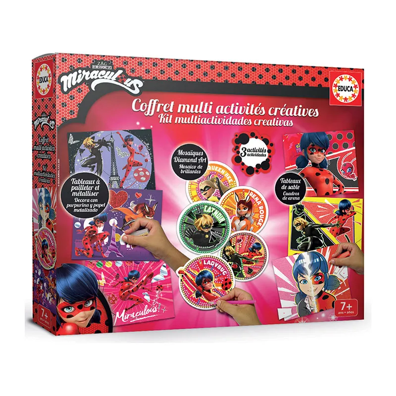 Kit créatif Multi Activités Miraculous - 7+-3