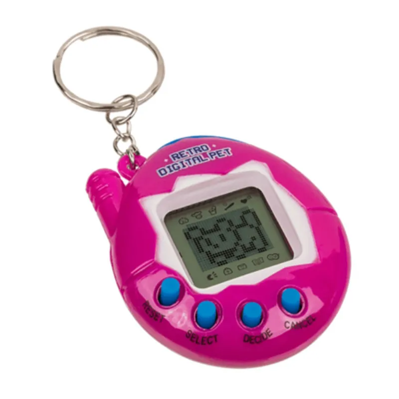 Mini Console de jeux av. petit animal - Rose-1