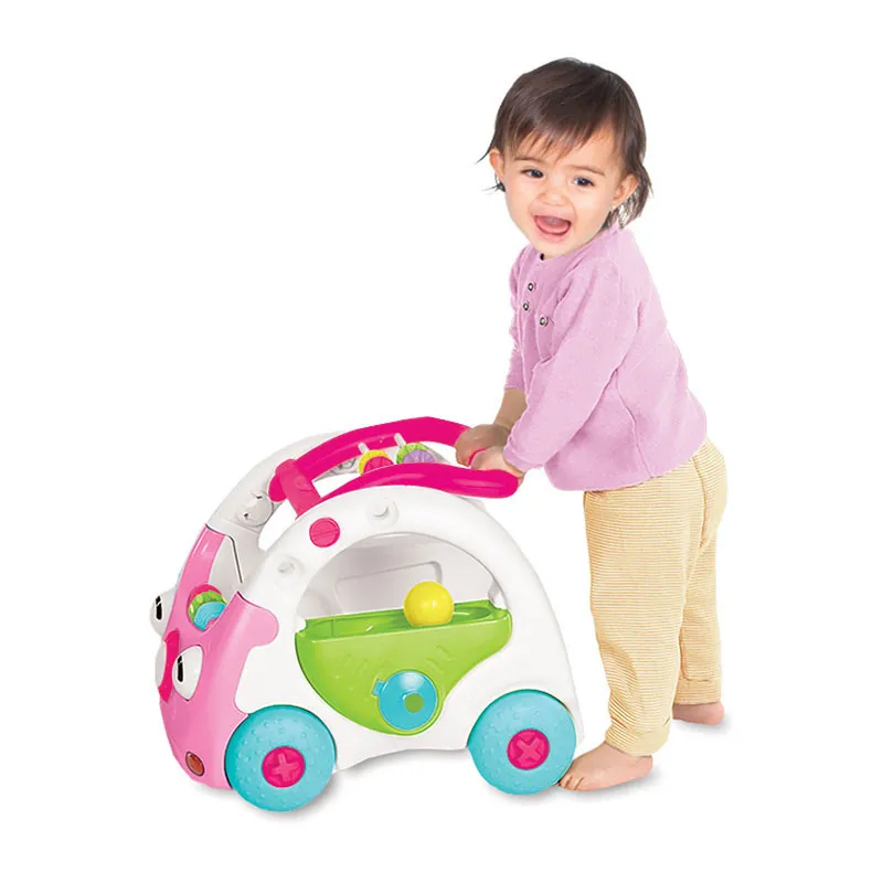 Trotteur d'activités 3en1 Senso Rose - 6m+-2