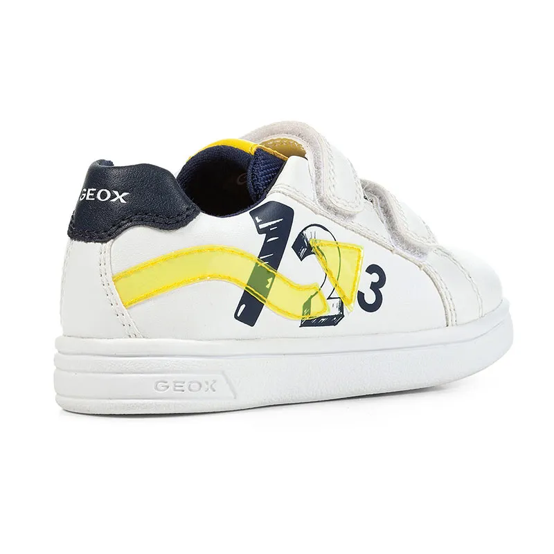 Sneakers Djrock 123 - Blanc/Jaune fluo-2