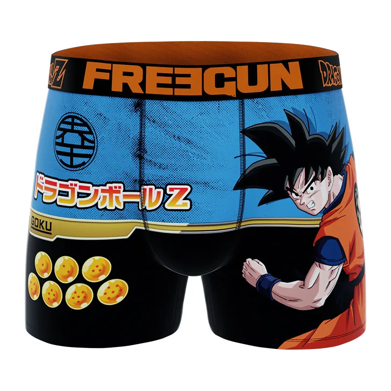 4 boxers homme Dragon Ball Z - Bleu/Rose/Noir/Orange-9