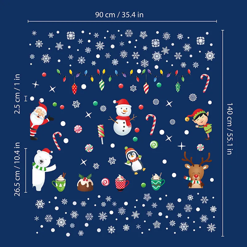 Stickers - Personnages de Noël & Candy-6