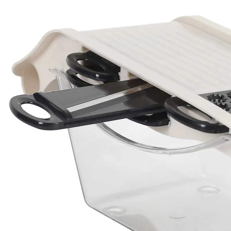 Mandoline + réservoir + 5 accessoires - 32x9x11cm-5