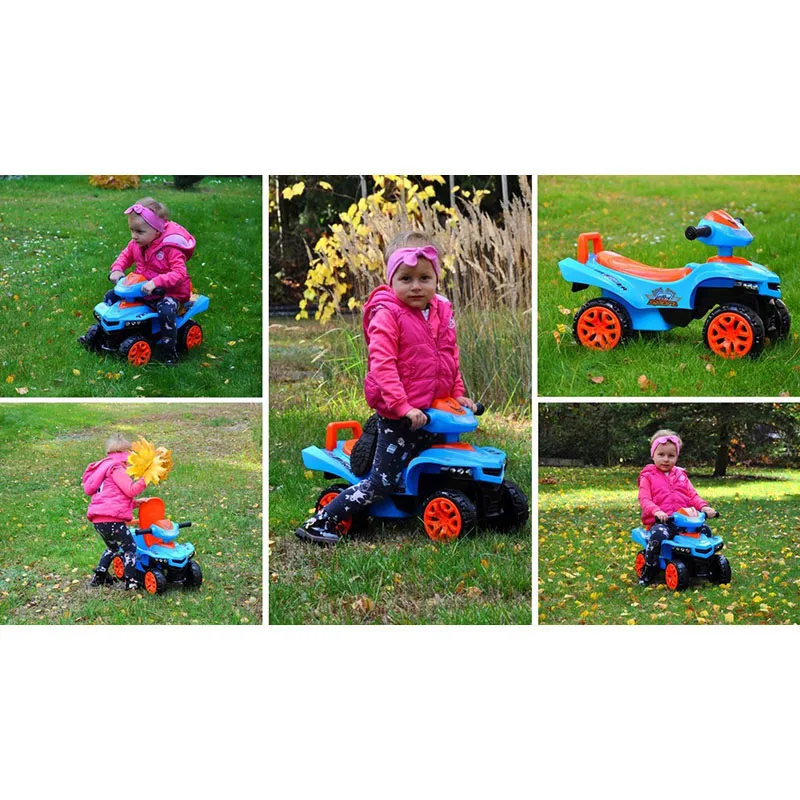 Porteur Quad Monster Bleu - 12m+-8