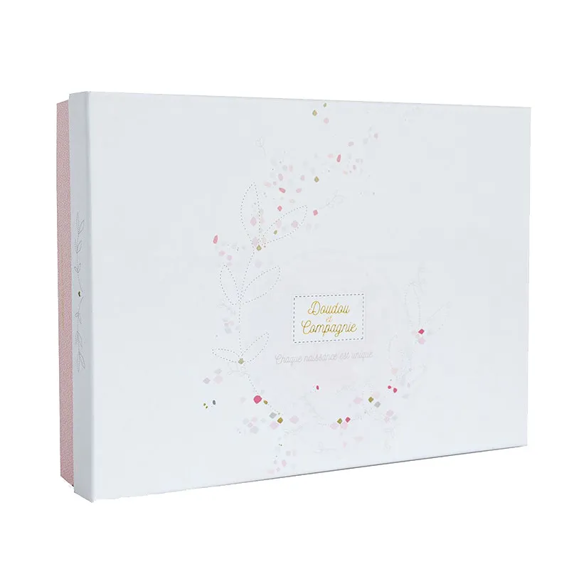 Protège carnet de santé & Doudou Lapin Rose - 2pcs-2