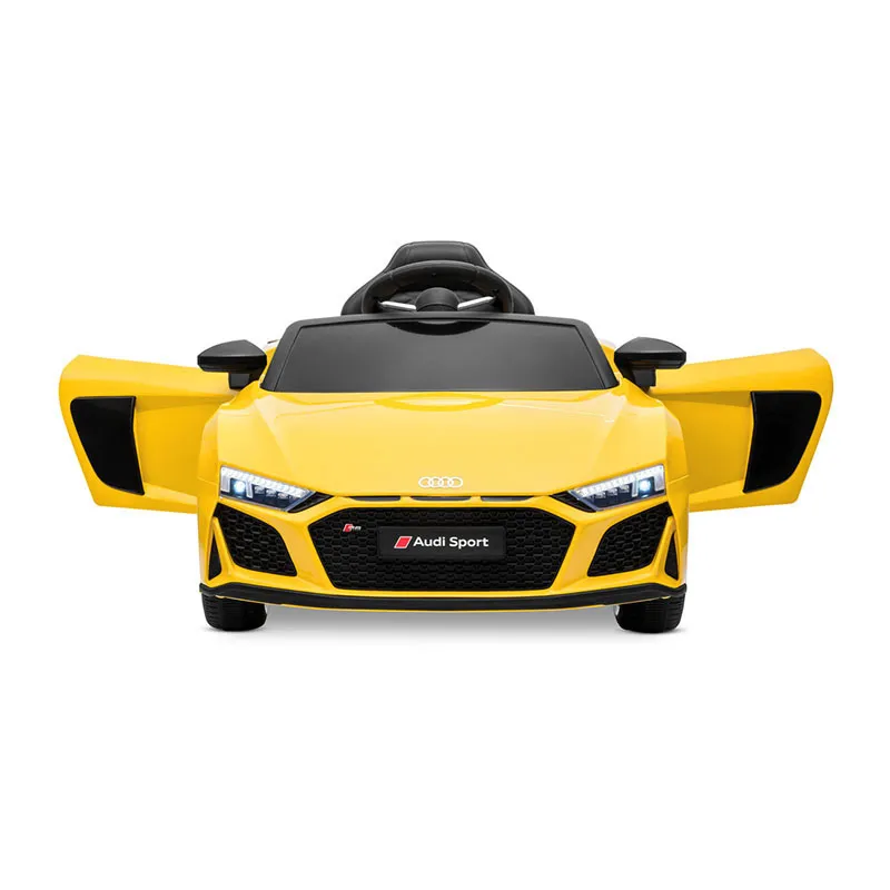 Voiture élec. Audi R8 Jaune - 36m+-1