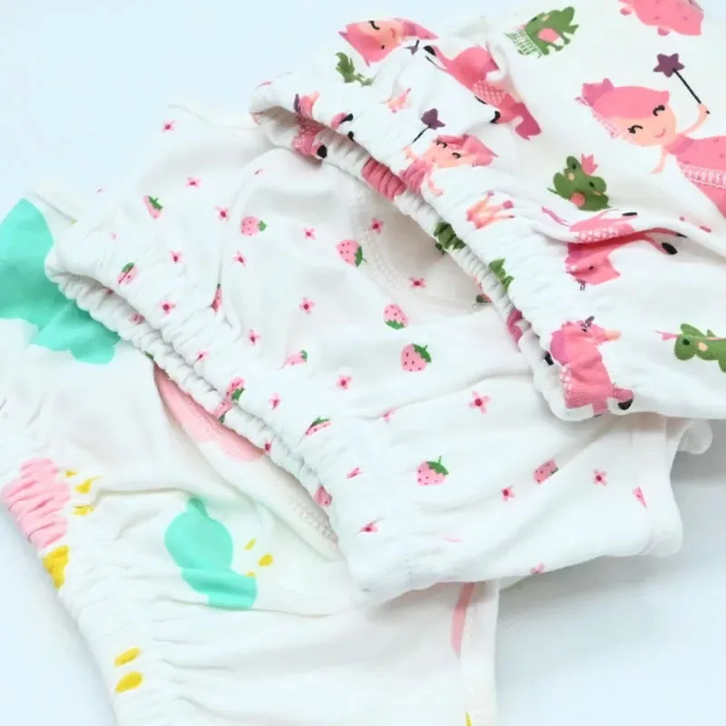 9 Culottes d'apprentissage Bambou Coloris Aléatoire - Modèle Fille-5