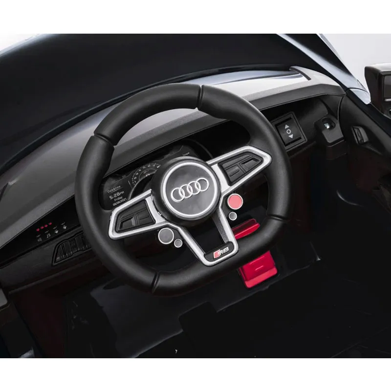 Voiture à batterie Audi R8 Spyder Noir - 36m+-11