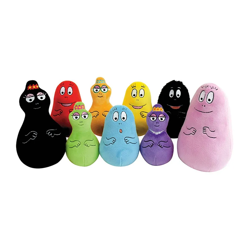 9 Peluches 15cm Barbapapa Famille - 0m+-0