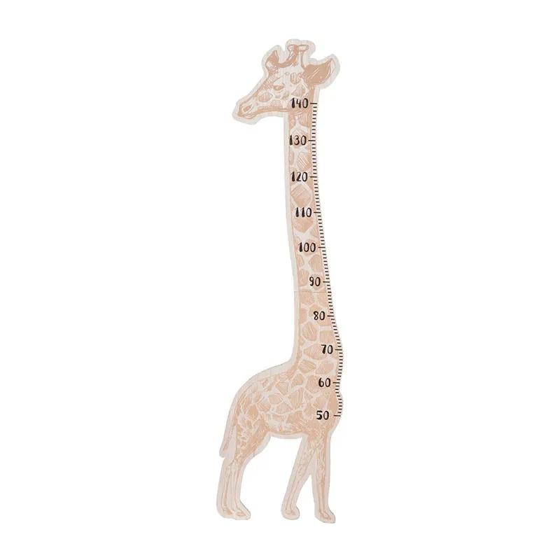 Toise en bois Girafe - 36x140cm-0