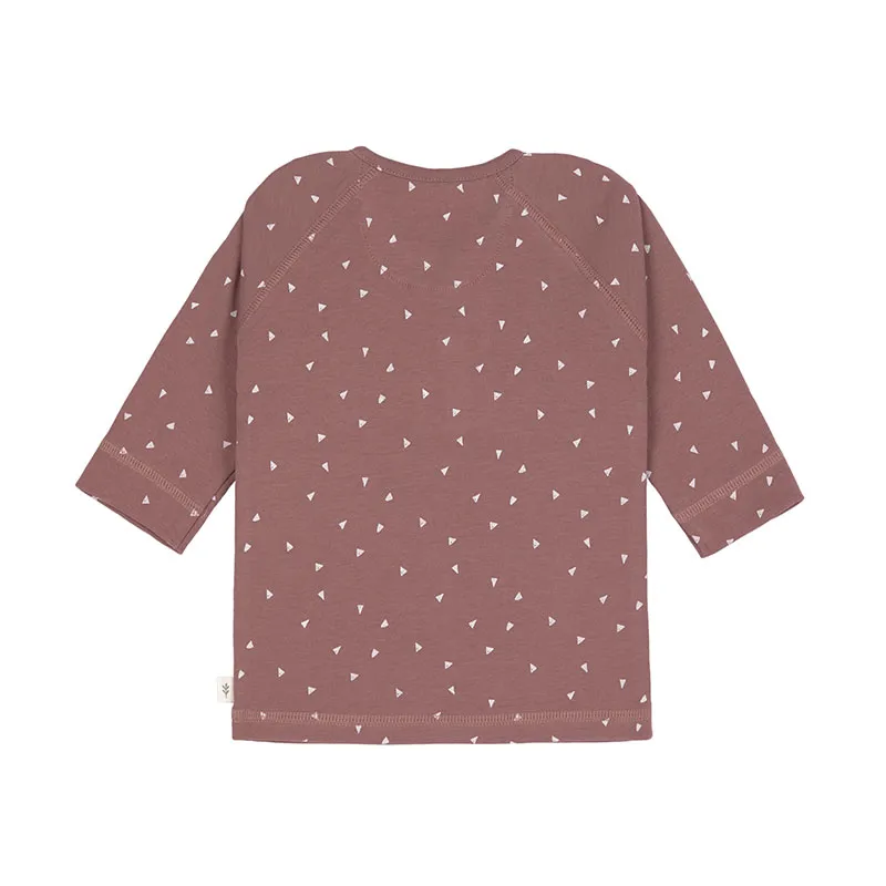 T-shirt ML Coton BIO - Triangle cannelle-1