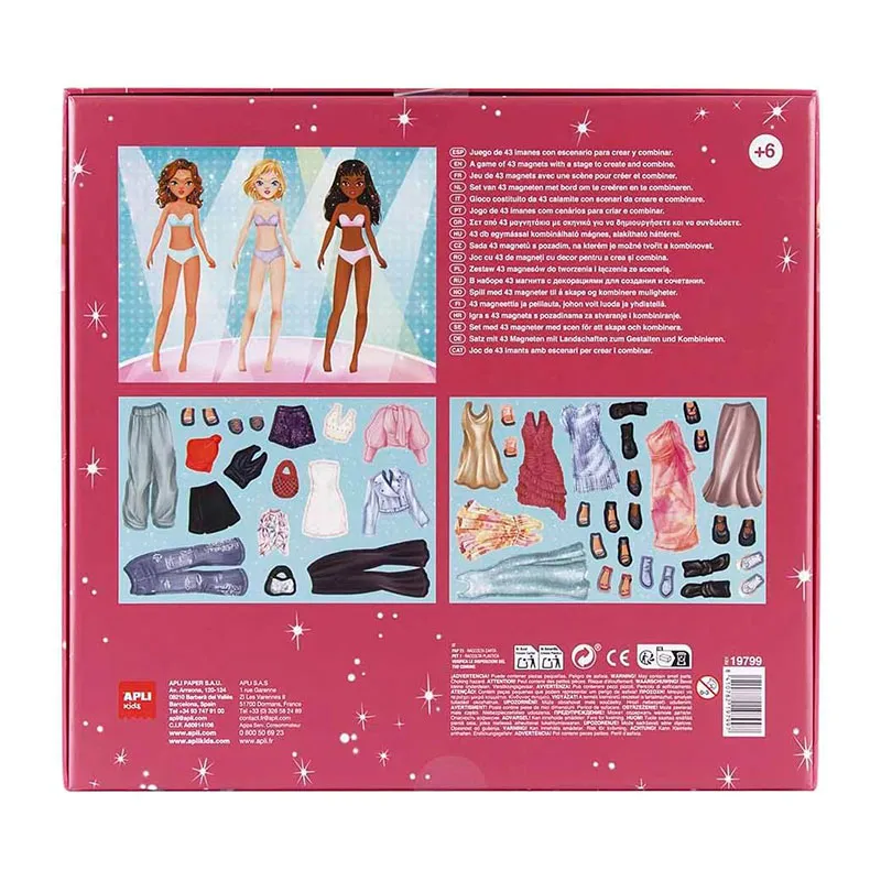 Jeu magnétique Défilé de mode - 5+-2