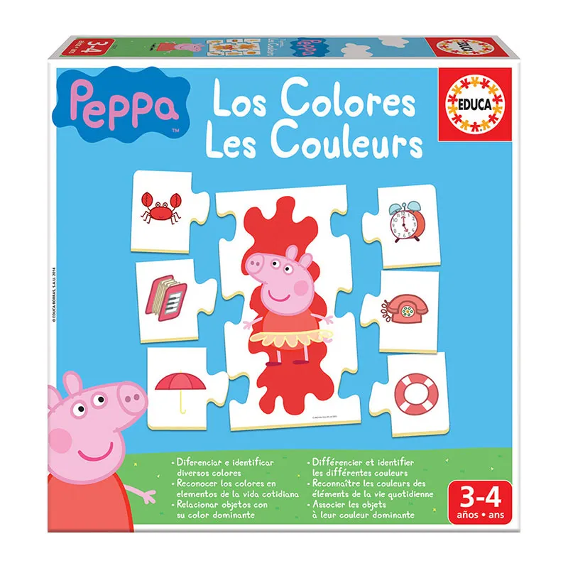 Jeu d'association Les Couleurs Peppa Pig - 36m+-0