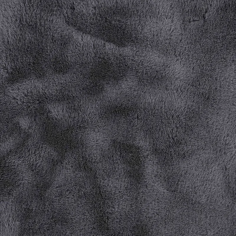 Tapis imitation fourrure poil fin Gris - 60x90cm-2