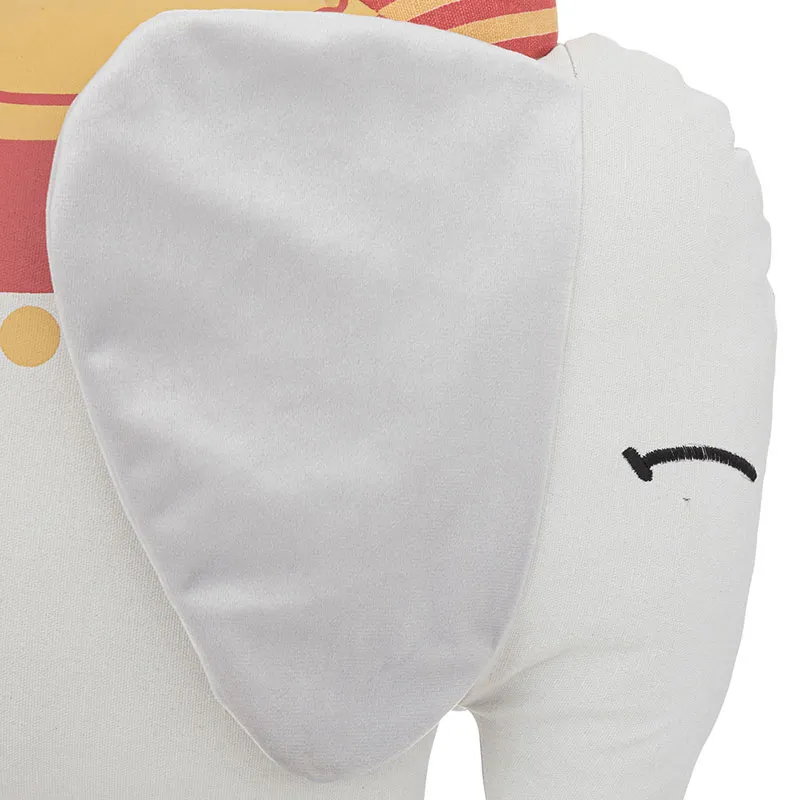 Coussin Circus éléphant Blanc - 38x10x42cm-1