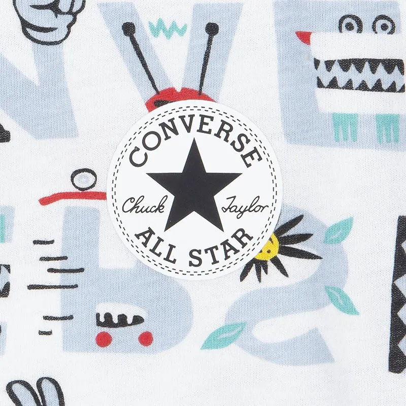 2 Combinaisons MC Bébé All over - University Red - CONVERSE-6