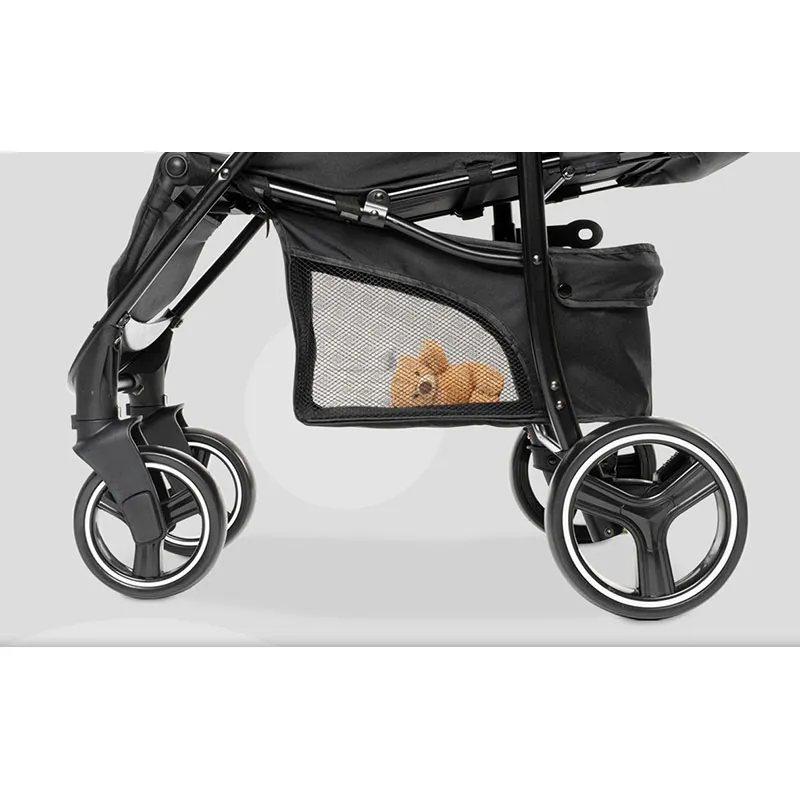 Poussette Compacte Basket Rose Chiné - 0m+-13