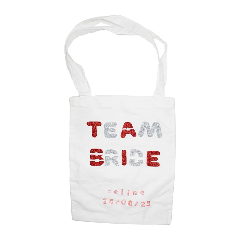 Petits sacs coton à décorer Blanc 24x29cm 12pcs - 3+-7