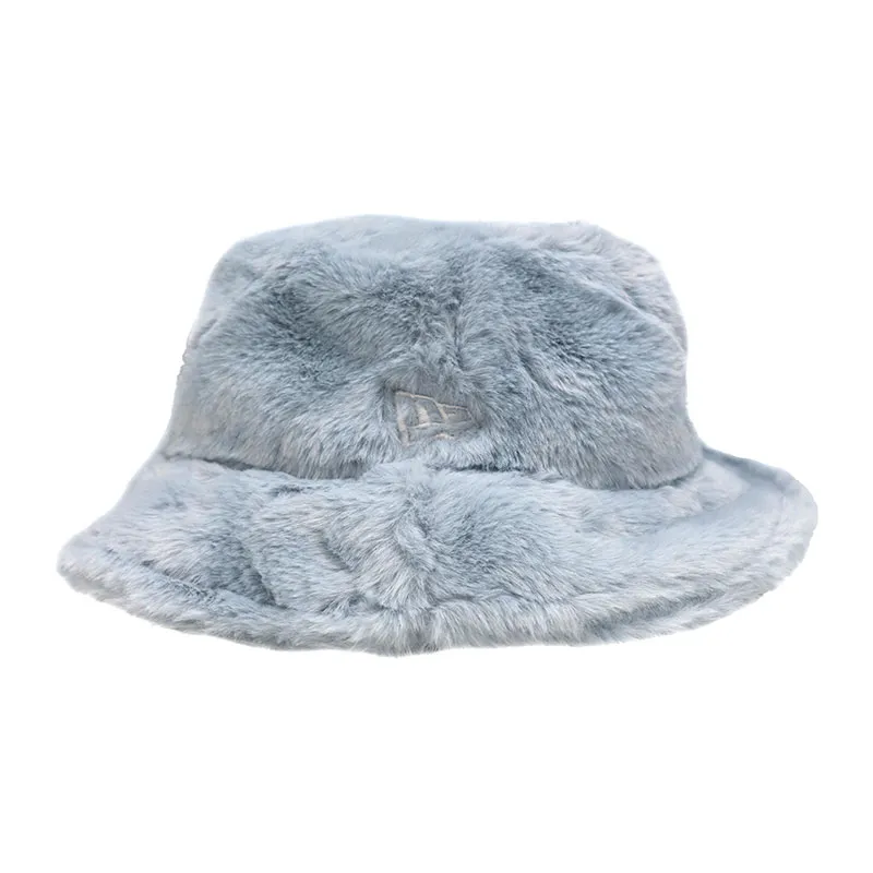 Bob Fur Femme - Bleu pastel-0