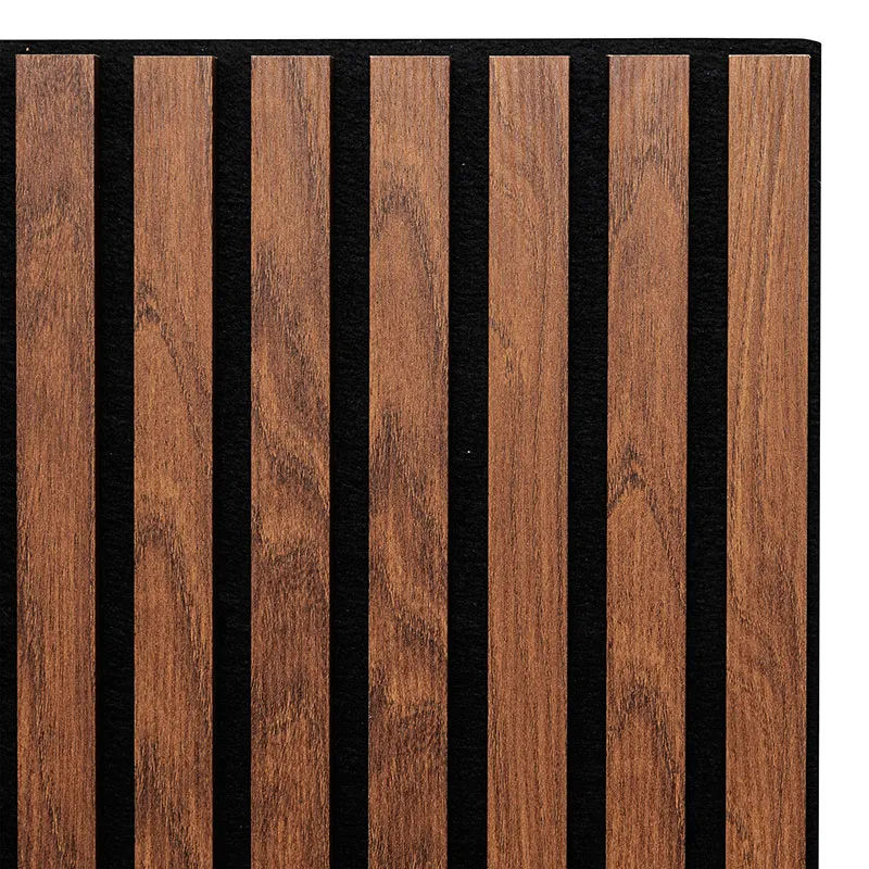 Panneau mural décoratif Colva Bois foncé - 60x60cm-5