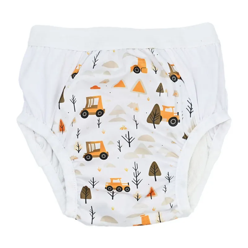 Couche à enfiler lavable Pull'Up - Tracteur-0