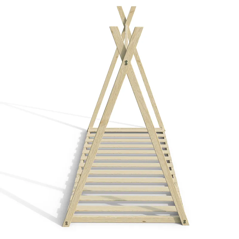 Lit cabane Tipi Sioux + Sommier Naturel-2
