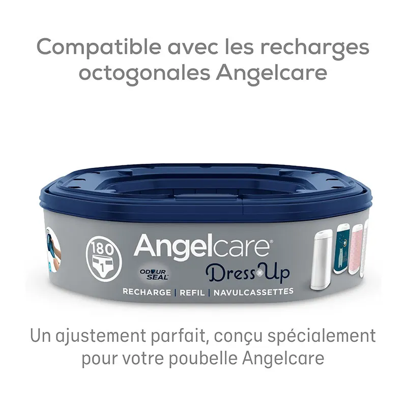 Starter pack Poubelle à couches Dress Up avec 6 recharges-5