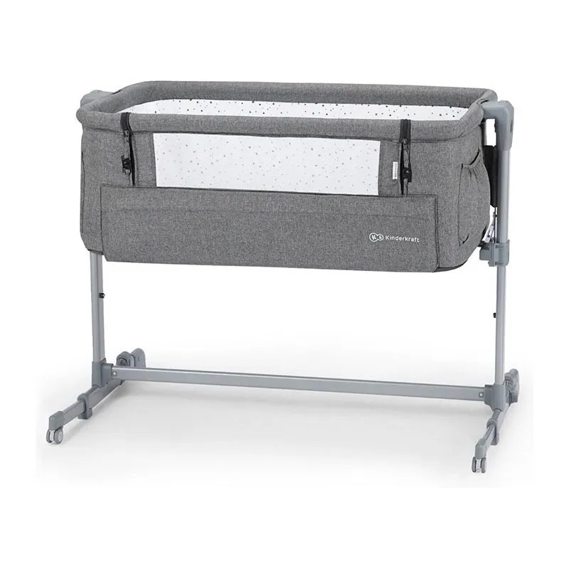 Berceau Co-dodo Nomade Side2Bed Gris mélange - 0m+-0