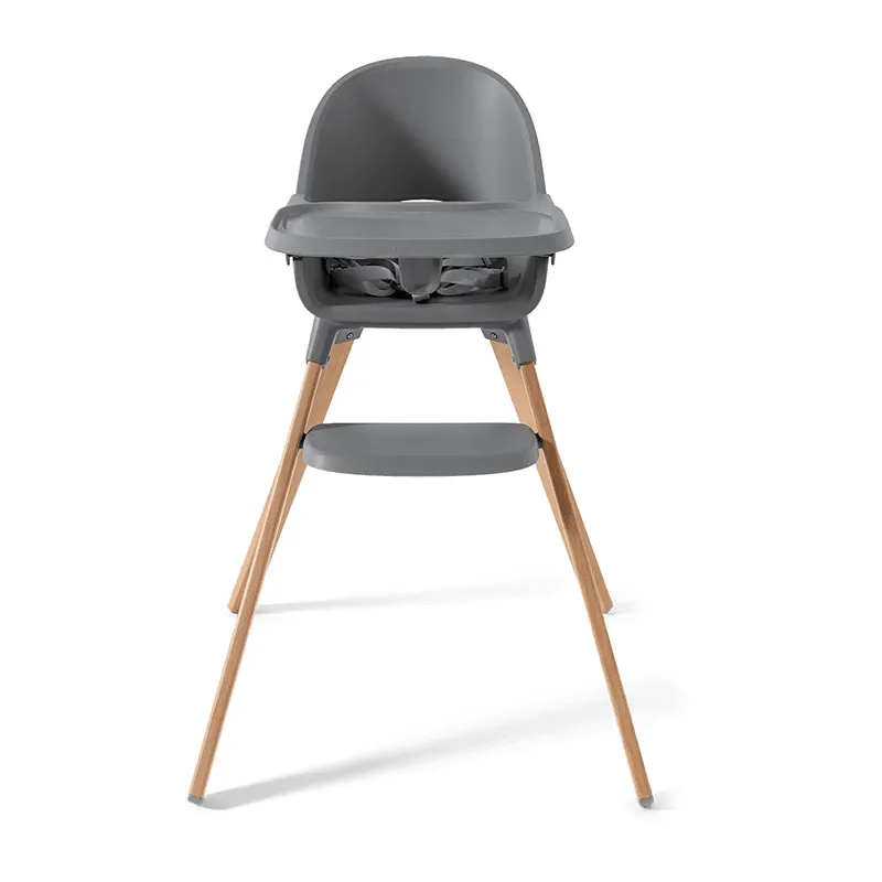 Chaise haute évolutive Gris - 6m+-0