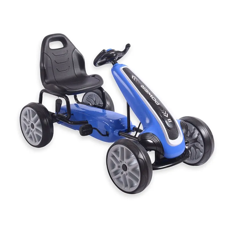 Kart à pédales Go-Kart Power Bleu - 36m+-3