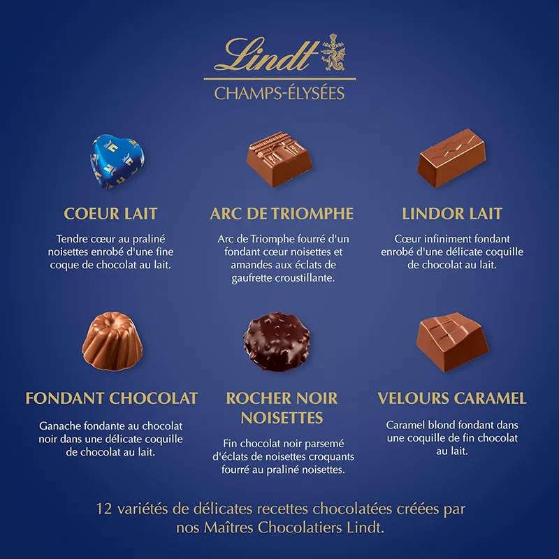 Lindt Boîte chocolats assortis - 469g-4