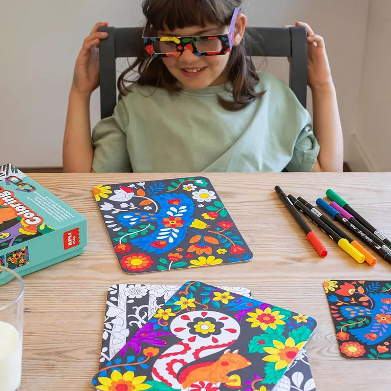 Jeu de coloriage 3D avec illustrations - 5+-2