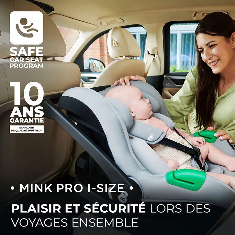 Siège-auto Mink Pro I-Size 40-75 cm sans base - Noir-6
