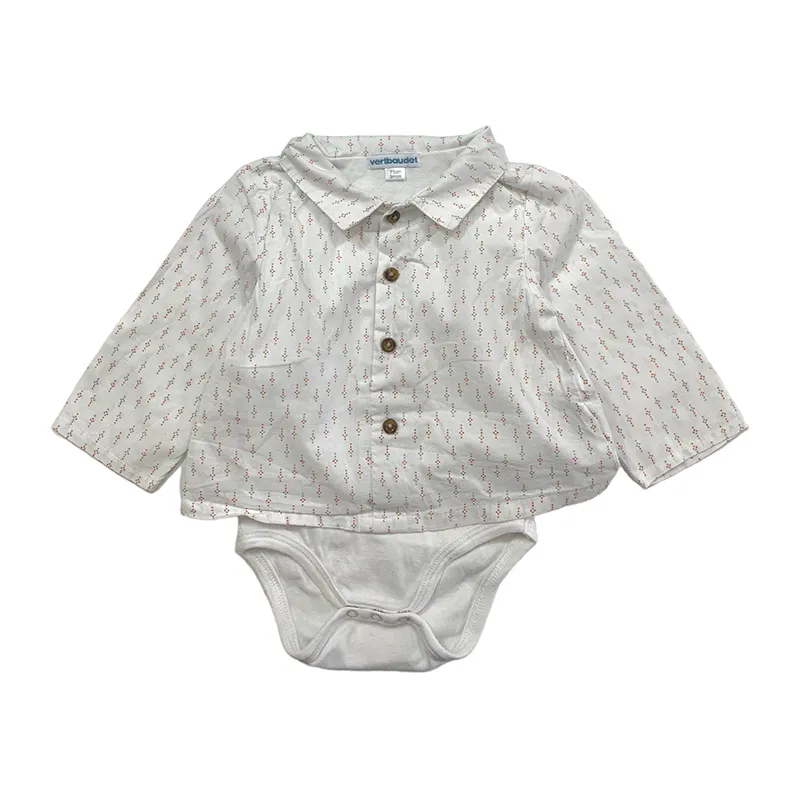 Chemise - 9 mois VERTBAUDET - Blanc-0