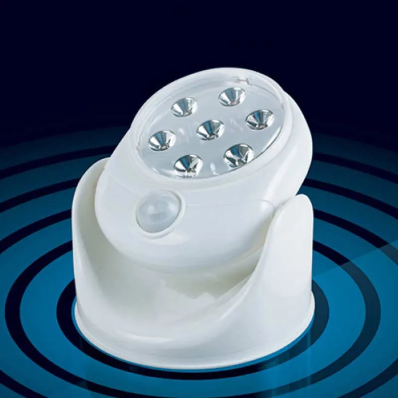 Lampe LED sans fil détecteur de mouvement 360° - 12x7cm-13