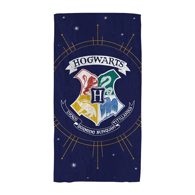 Serviette de bain Harry Potter Poudlard - 75x150cm-0