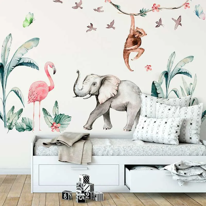 Stickers Géants - Animaux dans la savane-6