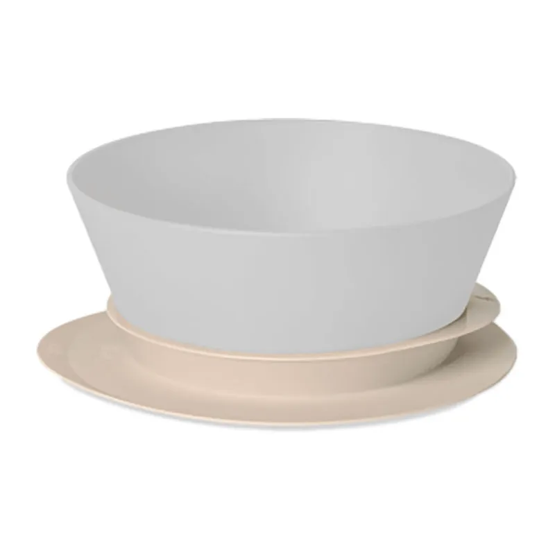 Ventouse en silicone pour bol - Beige-0