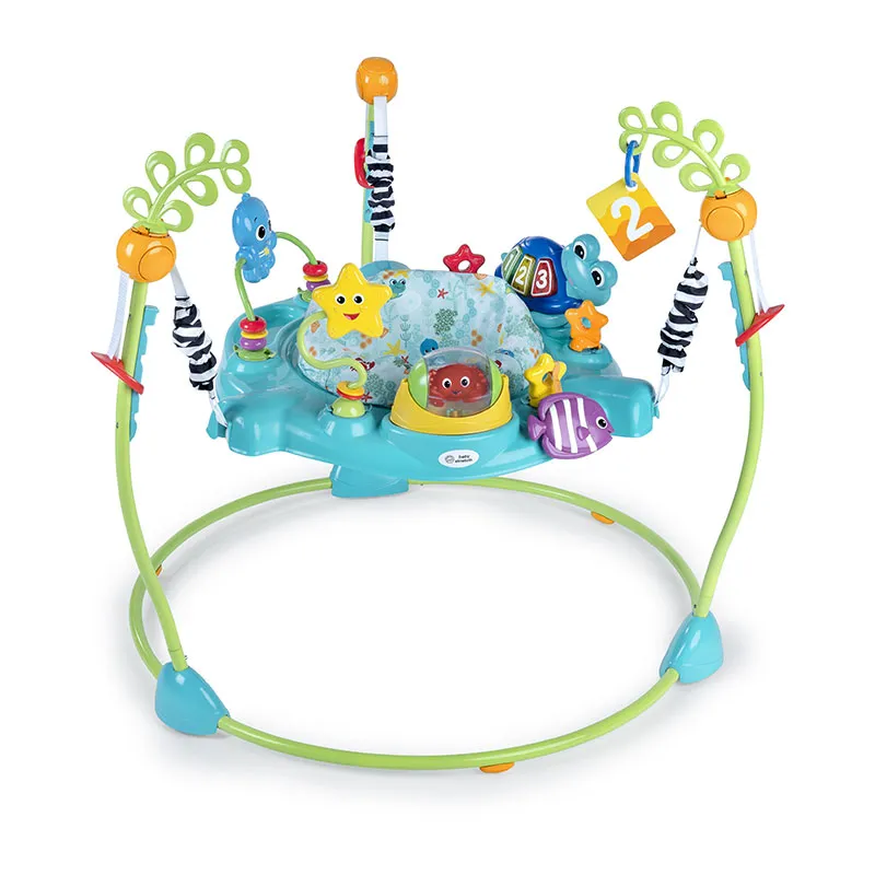Sauteur 2en1 avec centre d'activités Ocean explorers - 6m+-0