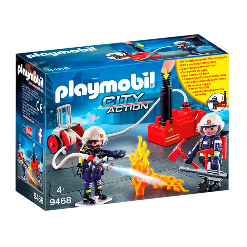 Pompiers avec matériel d'incendie City Action - 4+-3