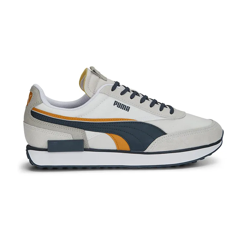 Baskets Homme Future Rider Double Puma - Gris/Blanc/Bleu-3