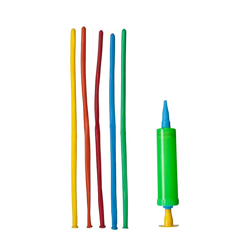 Ballon à modeler & sa pompe Aléat. - 15pcs-4