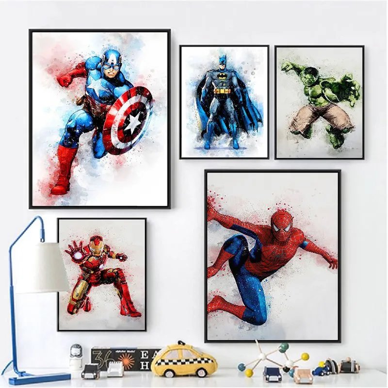 Toile Spiderman - Plusieurs dim. dispos-1