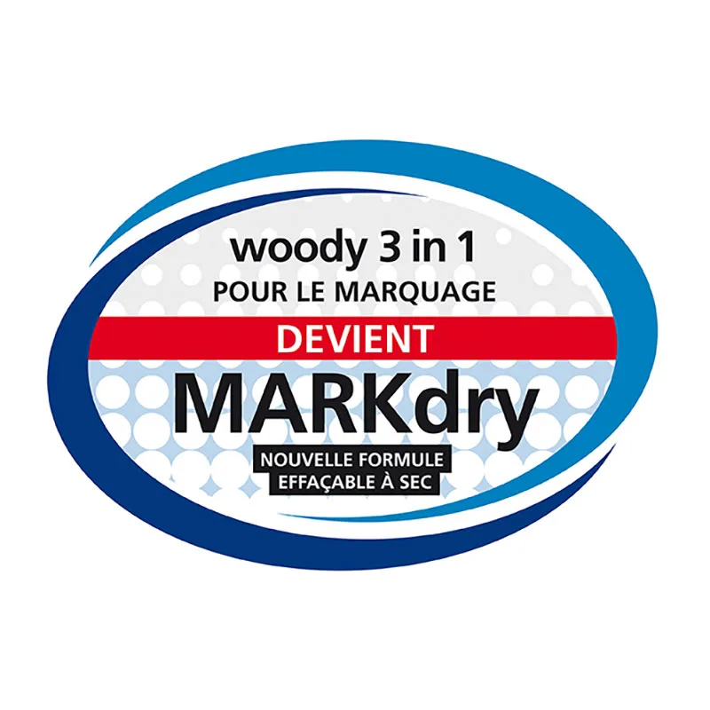 Coffret Marqueurs Markdry Bleu + 2 taille-crayon- 30pcs-4