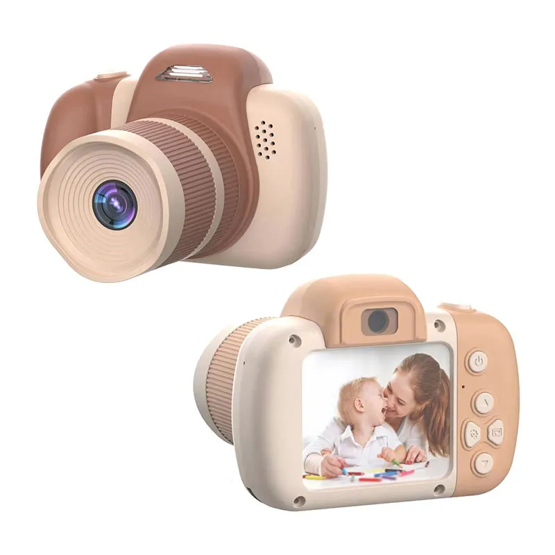 Appareil photo enfant avec flash Reflex Café - 6+-0