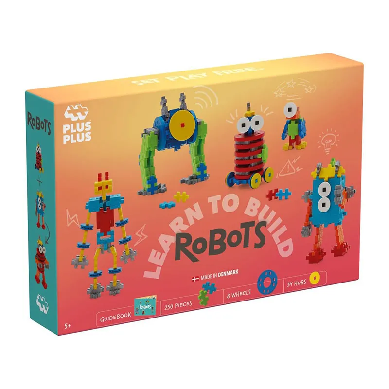Box Découverte Apprendre à construire Robots 250pcs - 5+-2