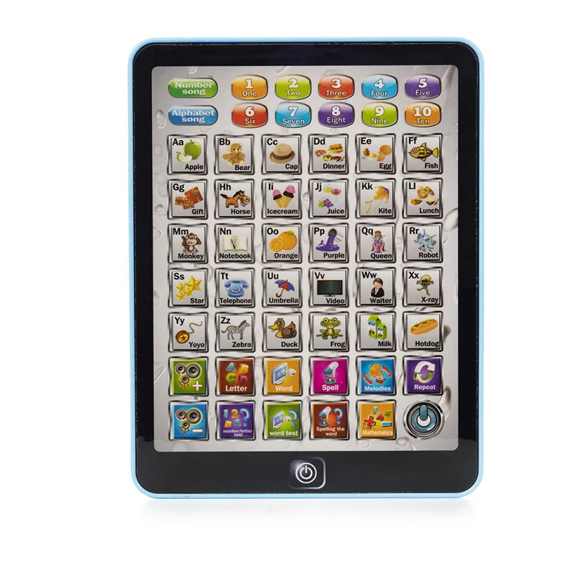 Tablette d'apprentissage anglais Bleu - 36m+-0