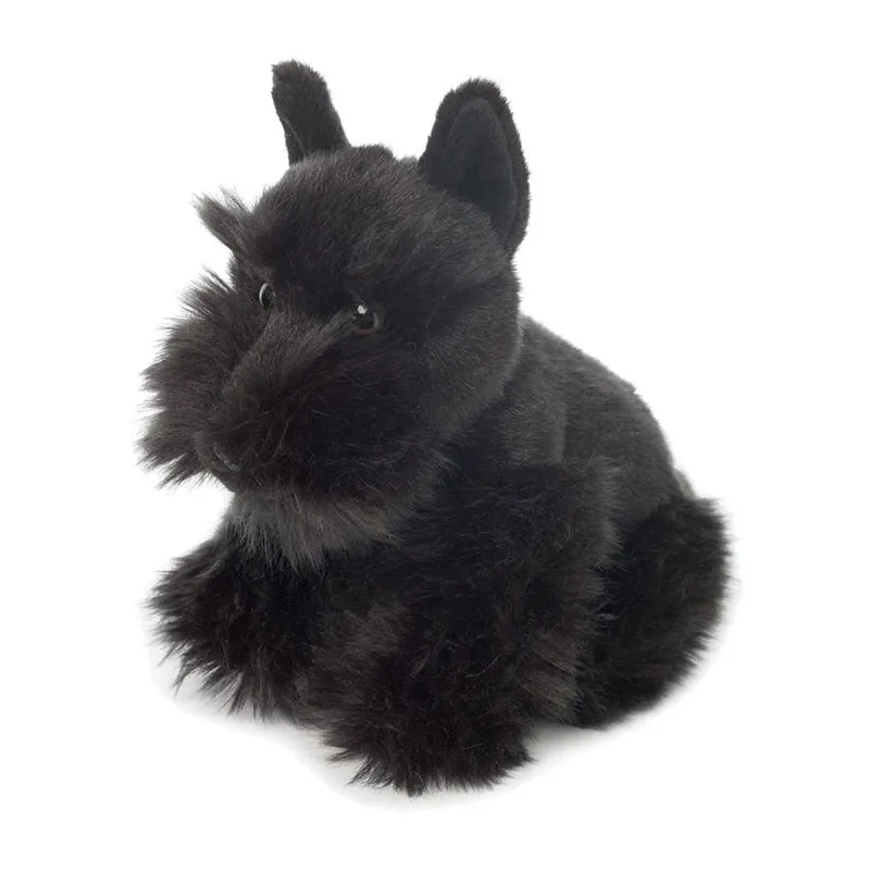 Peluche Scottish Terrier assis - 19cm-0