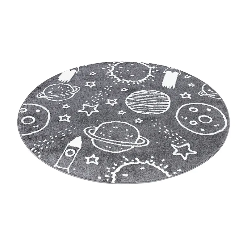 Tapis rond Anime espace Gris - ø120cm-4