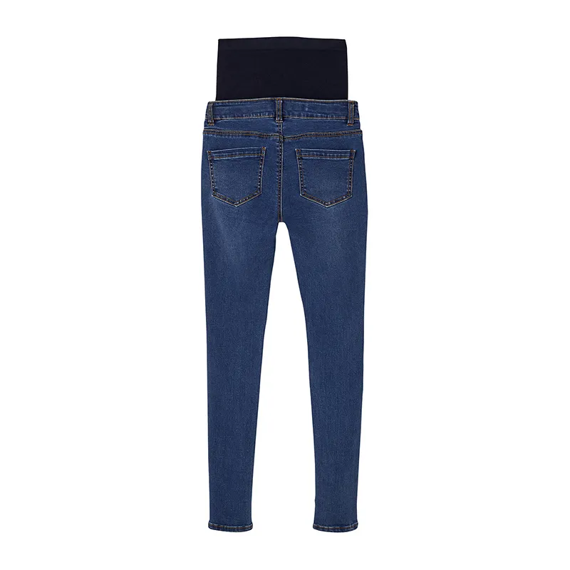 Jean skinny de grossesse - Bleu-1